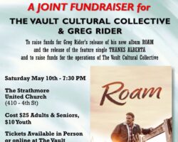 VAULT CULTURAL COLLECTIVE & GREG RIDER Fundraiser