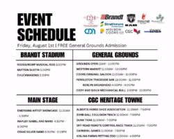 Strathmore Stampede Friday Events