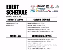 Strathmore Stampede Friday Events