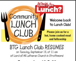 Community Lunch Club 55+