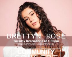 Community Concert Series “BRETTYN ROSE”