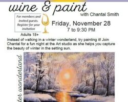 Wheatland Society of Arts “Wine & Paint”