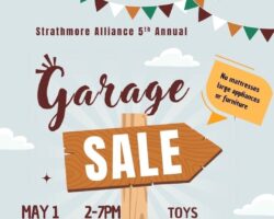 Strathmore Alliance 5th Annual Garage Sale