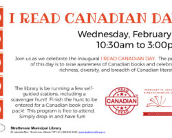 I Read Canadian Day Feb 19