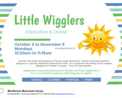 Little Wigglers Oct 5 to Nov 9