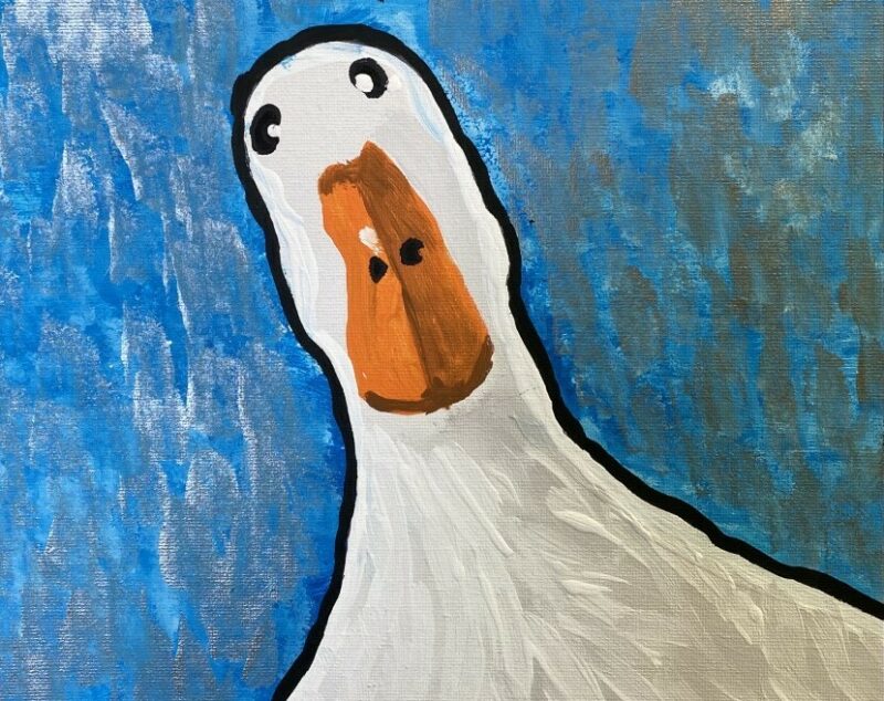 Mother Goose Painting CROPPED
