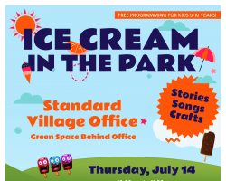 Ice Cream in the Park Poster Standard