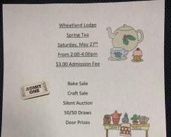 Wheatland Lodge Spring Tea