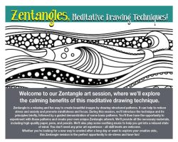 Zentangle Mediative Techniques with Kari Carriere