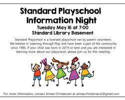 Standard Playschool Information Night