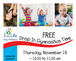 Free Drop In Gymnastics Time