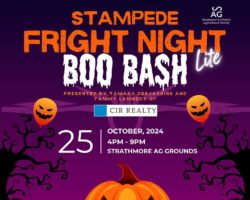 STAMPEDE Strathmore & District Agricultural Society FRIGHT NIGHT BOO BASH