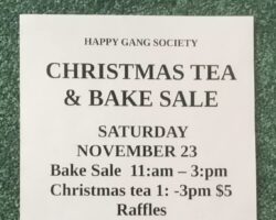 Happy Gang Christmas Tea & Bakesale